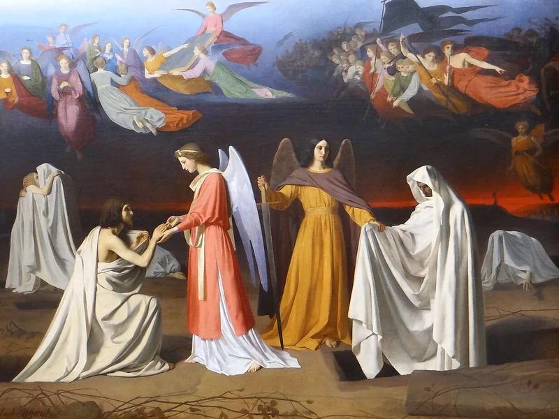1804-Émile Signol - Risveglio dei giusti, Risveglio degli empi - Museo delle belle arti, Angers